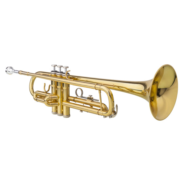 Drop-B Adjustable Trumpet Gold Finish High-Quality Brass BB Trumpet for New Learners with Crystal-Clear Sound and Elegant Case