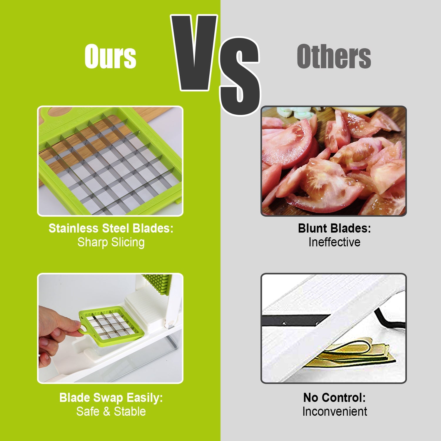 12-in-1 Vegetable Chopper Set 🥕 Slice, Dice & Prep Fast