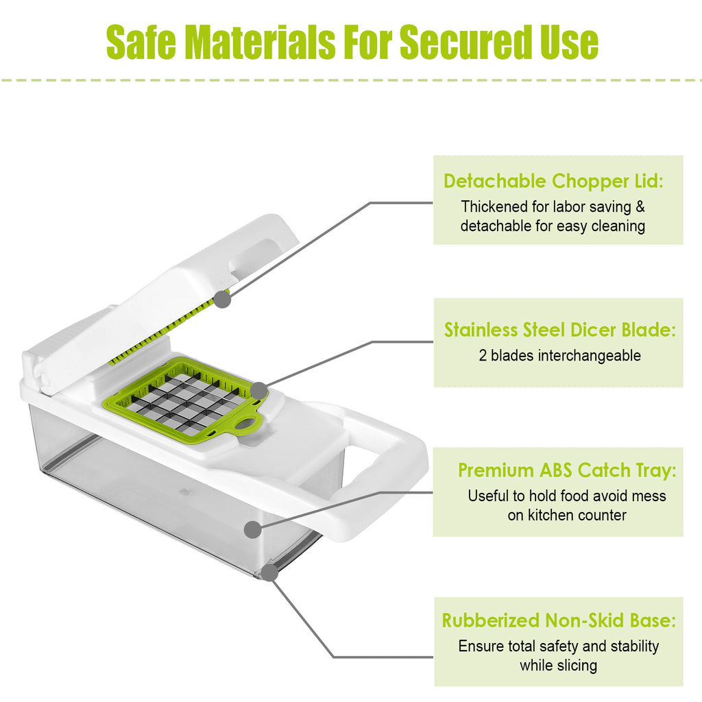 12-in-1 Vegetable Chopper Set  Slice, Dice & Prep Fast