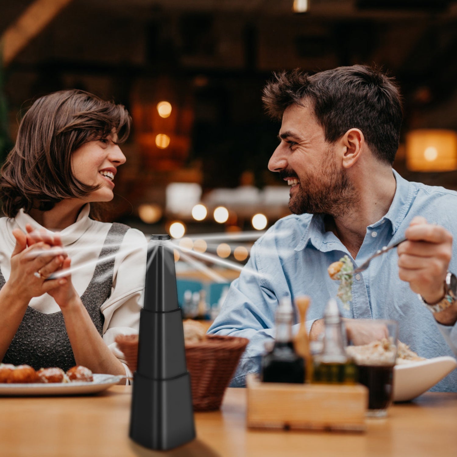 4-Pack Fly Repellent Fans | Battery-Powered Tabletop