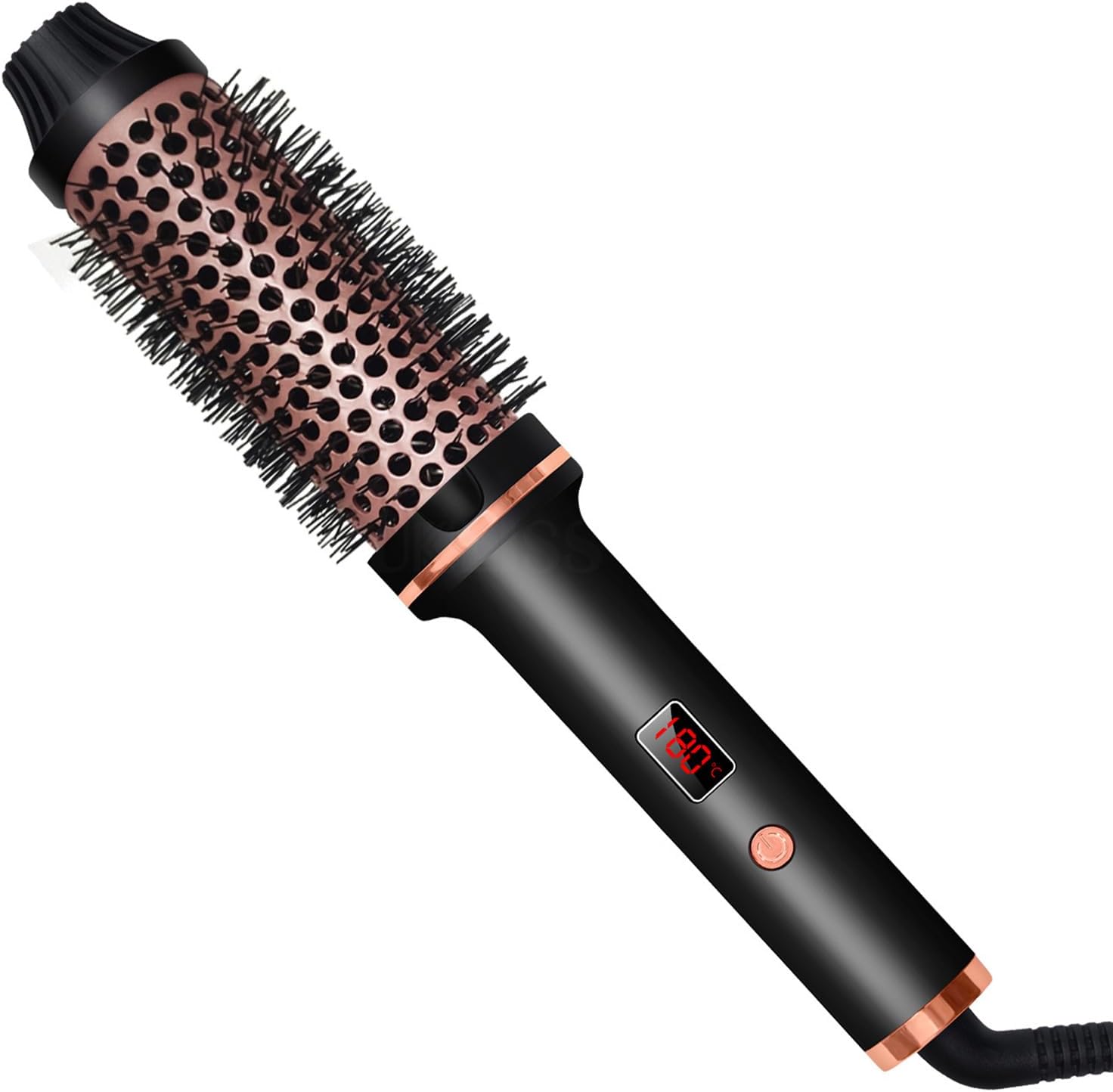 1.5″ Heated Volumizing Curling Brush with LCD Display & 10 Temperature Settings