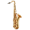 23-Key B♭ Tenor Saxophone Beginner Kit Brass Gold with 24-Note Range Comfortable Shell Keys & 2-in-1 Carrying Case