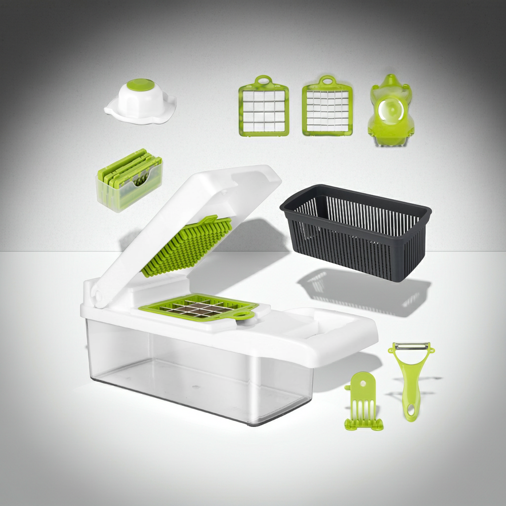 12-in-1 Vegetable Chopper Set  Slice, Dice & Prep Fast