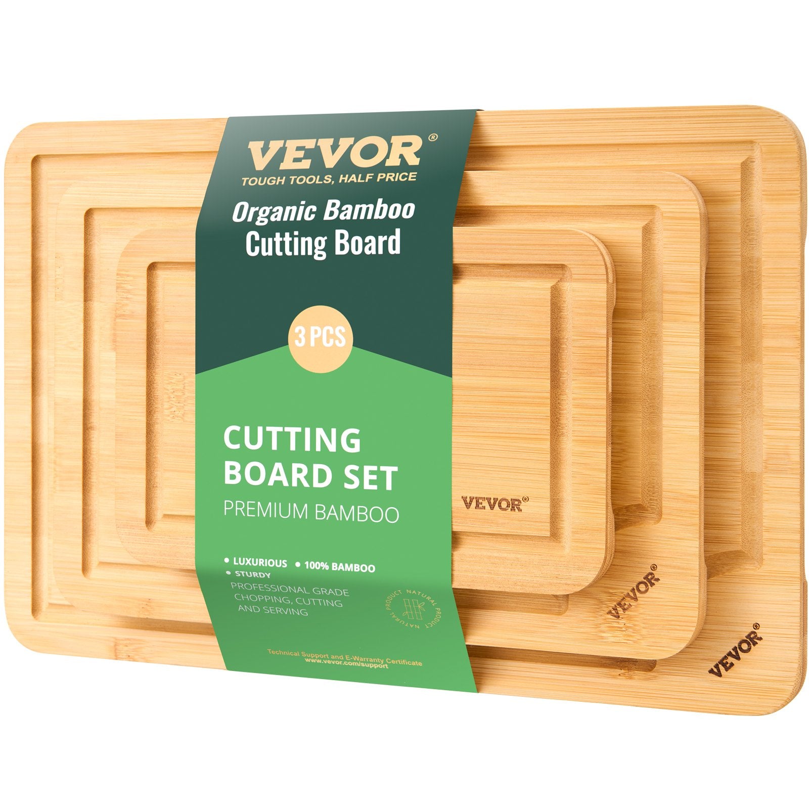 Bamboo Cutting Board Premium