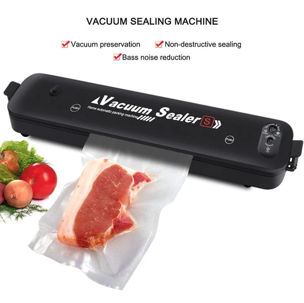US Seller Automatic Vacuum Sealer for Food Preservation - Premium Machine with Seal Bags & External Hose for Freshness & Storage