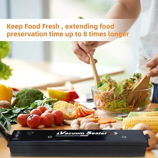 US Seller Automatic Vacuum Sealer for Food Preservation - Premium Machine with Seal Bags & External Hose for Freshness & Storage