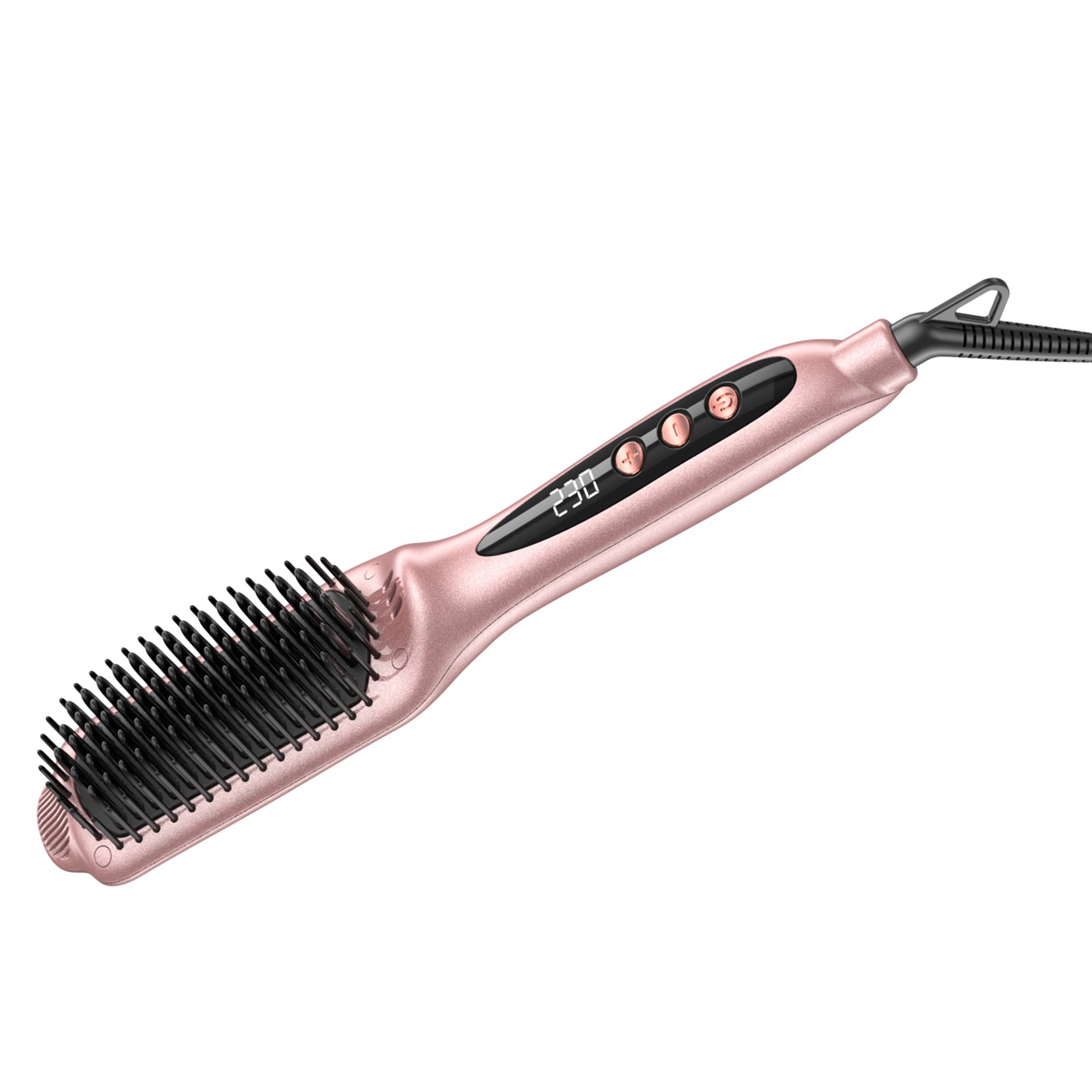Electric Hair Straightener Comb – Fast Heating Anti-Scald Ionic Straightening Brush